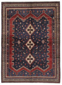  Persialainen Afshar Matot Matto 167X230 Musta/Tummanpunainen (Villa, Persia/Iran)