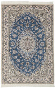 130X198 Alfombra Nain Fine 9La Oriental Gris Oscuro/Azul Oscuro (Lana, Persia/Irán) Carpetvista