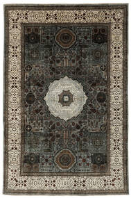185X277 絨毯 オリエンタル Mamlouk ブラック/茶色 (ウール, アフガニスタン) Carpetvista