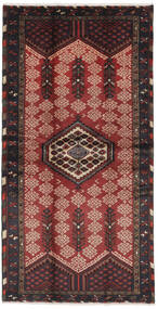  108X212 Medallion Small Hamadan Rug Wool, Carpetvista