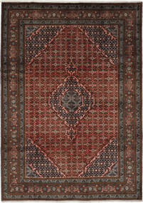 204X285 Ardebil Rug Oriental Black/Dark Red (Wool, Persia/Iran) Carpetvista