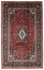  Oriental Keshan Rug 203X320 Black/Dark Red Wool, Persia/Iran Carpetvista