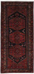156X345 絨毯 ゴルトー オリエンタル 廊下 カーペット ブラック/ダークレッド (ウール, ペルシャ/イラン) Carpetvista