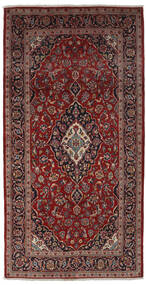 140X274 Keshan Rug Oriental Dark Red/Black (Wool, Persia/Iran) Carpetvista