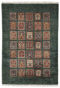 119X176 Shabargan Rug Modern Black/Brown (Wool, Afghanistan) Carpetvista