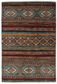  85X123 Shabargan Rug Black/Brown Afghanistan Carpetvista
