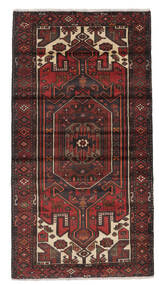  105X197 Medallion Small Hamadan Rug Wool, Carpetvista