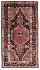 Hamadan Teppich 107X188 Dunkelrot/Schwarz Wolle, Persien/Iran Carpetvista