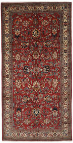 Mahal Teppe 158X313 Brun/Mørk Rød Ull, Persia/Iran Carpetvista