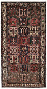  Oriental Bakhtiari Rug 157X297 Runner
 Black/Brown Wool, Persia/Iran Carpetvista