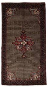 絨毯 ペルシャ コリアイ 163X300 廊下 カーペット ブラック/茶色 (ウール, ペルシャ/イラン)
