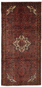 157X332 絨毯 オリエンタル アサダバード 廊下 カーペット ブラック/ダークレッド (ウール, ペルシャ/イラン) Carpetvista
