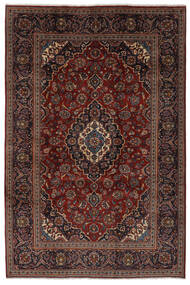  Persian Keshan Rug 203X302 Black/Dark Red Carpetvista