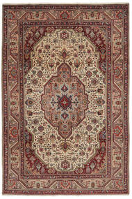 200X300 Täbriz Teppich Orientalischer Braun/Schwarz (Wolle, Persien/Iran) Carpetvista