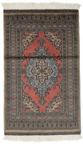 77X130 Pakistan Buchara 2Ply Teppich Orientalischer Braun/Schwarz (Wolle, Pakistan) Carpetvista