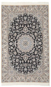 Nain Fine 9La Rug 137X217 Brown/Grey Wool, Persia/Iran Carpetvista