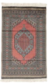 77X127 Pakistan Bokhara 2Ply Rug Oriental Brown/Black (Wool, Pakistan) Carpetvista