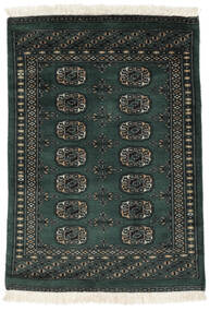  Orientalischer Pakistan Buchara 2Ply Teppich 75X110 Schwarz Wolle, Pakistan Carpetvista
