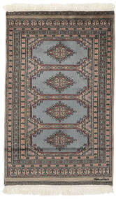 Oriental Pakistan Bokhara 2Ply Rug 75X121 Brown/Dark Grey Wool, Pakistan Carpetvista