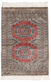 80X114 絨毯 パキスタン ブハラ 2Ply オリエンタル 茶色/ダークグレー (ウール, パキスタン) Carpetvista
