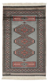 80X125 絨毯 パキスタン ブハラ 2Ply オリエンタル 茶色/ブラック (ウール, パキスタン) Carpetvista