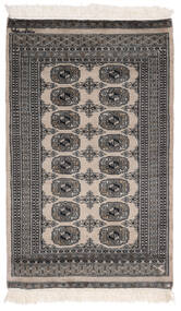 77X127 絨毯 パキスタン ブハラ 2Ply オリエンタル 茶色/ブラック (ウール, パキスタン) Carpetvista