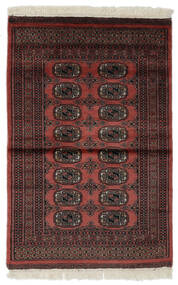  Pakistan Bokhara 2Ply Rug 79X120 Wool Black/Dark Red Small Carpetvista