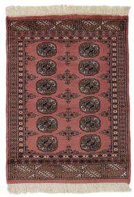  Orientalischer Pakistan Buchara 2Ply Teppich 80X109 Dunkelrot/Schwarz Wolle, Pakistan Carpetvista