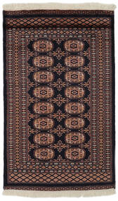  Pakistan Bokhara 2Ply Rug 77X127 Wool Black/Dark Red Small Carpetvista