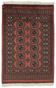  Pakistan Bokhara 2Ply Rug 77X120 Wool Black/Dark Red Small Carpetvista
