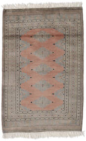 82X127 Pakistan Bokhara 2Ply Rug Oriental Brown/Dark Grey (Wool, Pakistan) Carpetvista