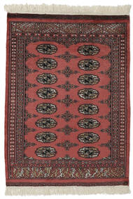 75X110 絨毯 パキスタン ブハラ 2Ply オリエンタル ダークレッド/ブラック (ウール, パキスタン) Carpetvista