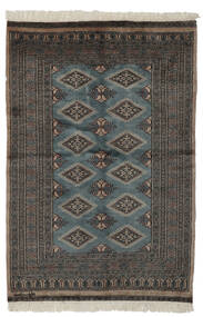  Orientalischer Pakistan Buchara 3Ply Teppich 123X180 Schwarz/Braun Wolle, Pakistan Carpetvista