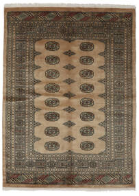 142X192 絨毯 パキスタン ブハラ 3Ply オリエンタル 茶色/ブラック (ウール, パキスタン) Carpetvista