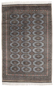 154X239 絨毯 オリエンタル パキスタン ブハラ 3Ply ブラック/茶色 (ウール, パキスタン) Carpetvista