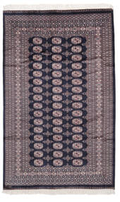 151X236 絨毯 パキスタン ブハラ 2Ply オリエンタル ブラック/ダークレッド (ウール, パキスタン) Carpetvista