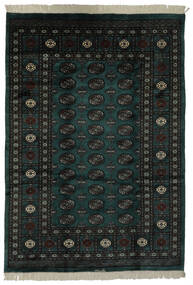 182X260 Pakistan Buchara 3Ply Teppich Orientalischer Schwarz (Wolle, Pakistan) Carpetvista