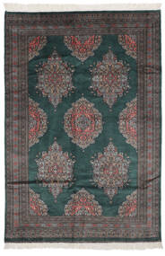 絨毯 パキスタン ブハラ 2Ply 151X226 ブラック/茶色 (ウール, パキスタン)