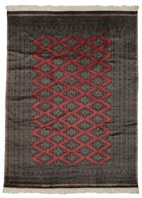 絨毯 オリエンタル パキスタン ブハラ 2Ply 181X244 ブラック/ダークレッド (ウール, パキスタン)