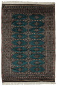 絨毯 オリエンタル パキスタン ブハラ 2Ply 163X230 ブラック/茶色 (ウール, パキスタン)