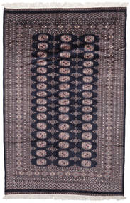 絨毯 オリエンタル パキスタン ブハラ 2Ply 160X242 ブラック/ダークレッド (ウール, パキスタン)