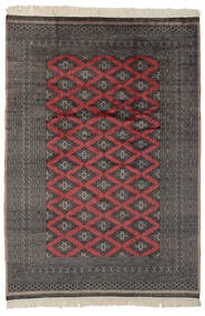 183X262 絨毯 パキスタン ブハラ 2Ply オリエンタル ブラック/茶色 (ウール, パキスタン) Carpetvista
