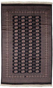 絨毯 オリエンタル パキスタン ブハラ 2Ply 188X297 ブラック/ダークレッド (ウール, パキスタン)
