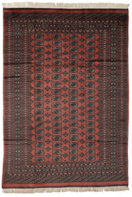 Pakistan Buchara 2Ply Teppich 189X267 Schwarz/Dunkelrot Wolle, Pakistan Carpetvista