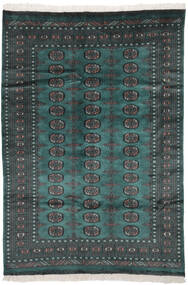 170X237 絨毯 パキスタン ブハラ 2Ply オリエンタル ブラック/ダークターコイズ (ウール, パキスタン) Carpetvista