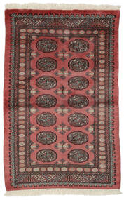  Pakistan Bokhara 3Ply Rug 95X151 Wool Dark Red/Black Small Carpetvista