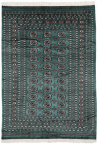絨毯 パキスタン ブハラ 2Ply 156X213 ブラック/ダークターコイズ (ウール, パキスタン)