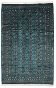 絨毯 パキスタン ブハラ 2Ply 159X244 ブラック/ダークブルー (ウール, パキスタン)