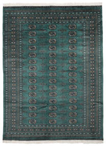 170X229 絨毯 パキスタン ブハラ 2Ply オリエンタル ブラック/ダークターコイズ (ウール, パキスタン) Carpetvista