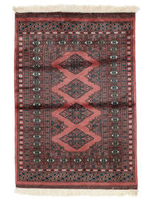  Pakistan Bokhara 3Ply Rug 97X141 Wool Black/Dark Red Small Carpetvista